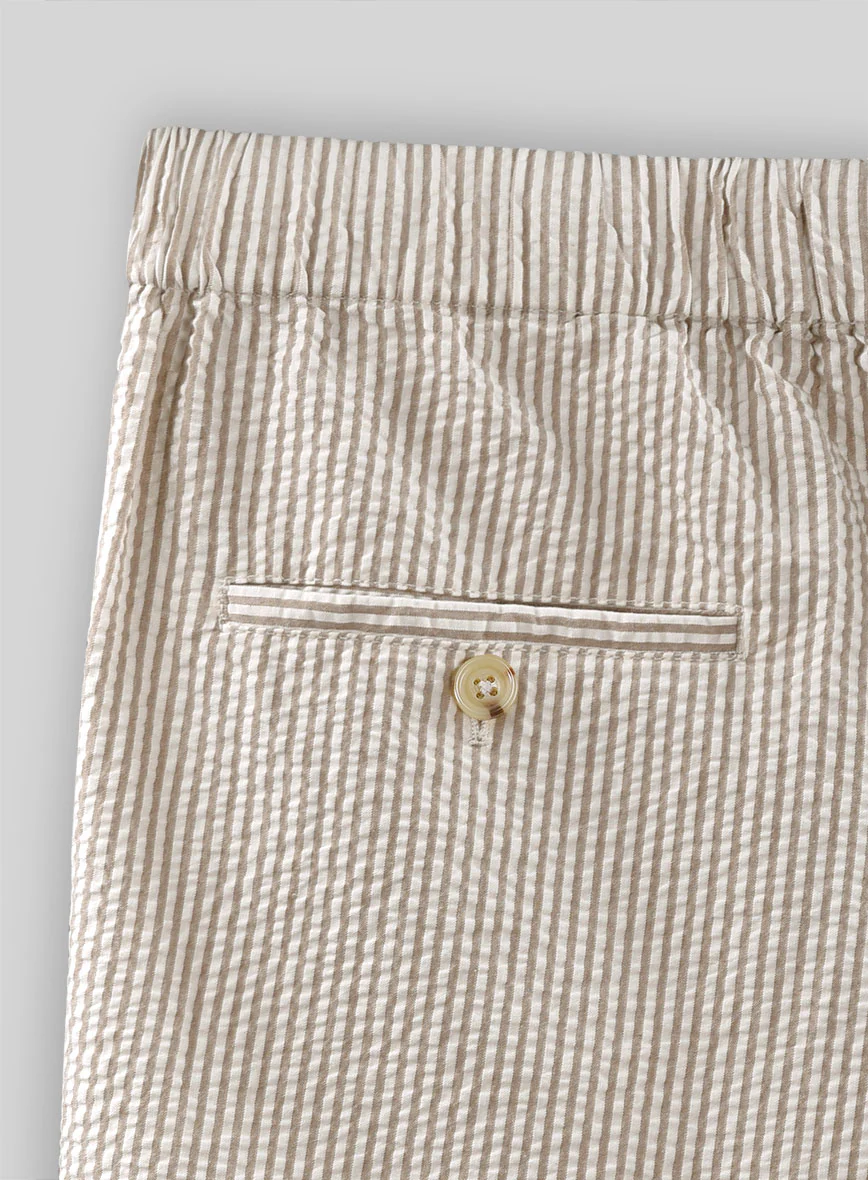 Easy Pants Tan Seersucker - Image 5