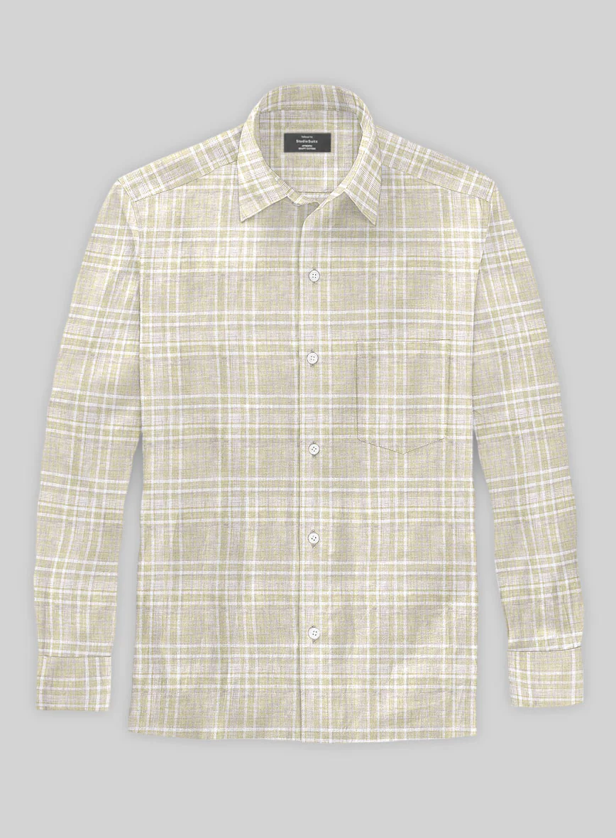 Egildo Checks Linen Shirt - Image 2