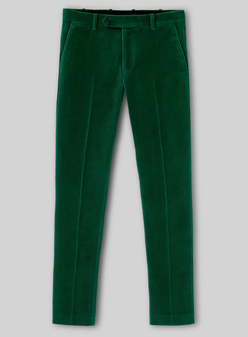 Emerald Green Velvet Pants
