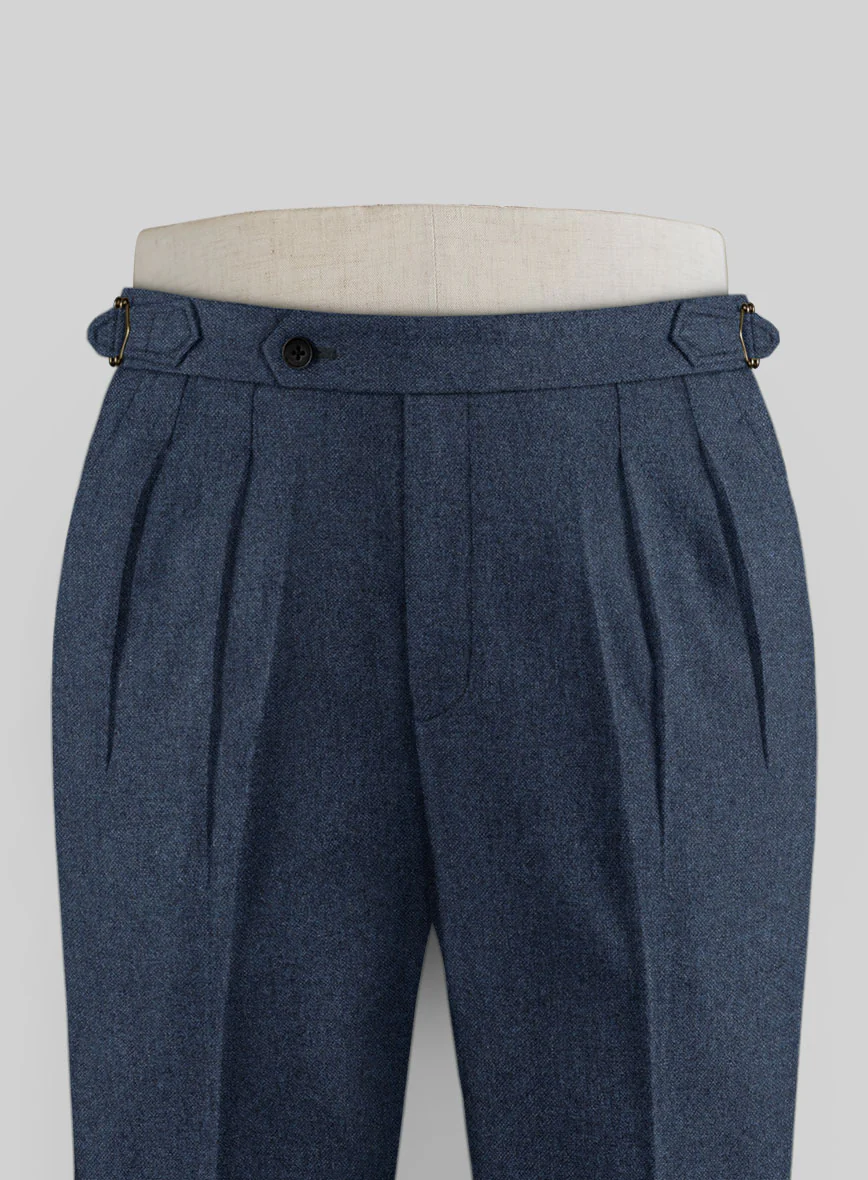 Empire Blue Highland Tweed Trousers - Image 2