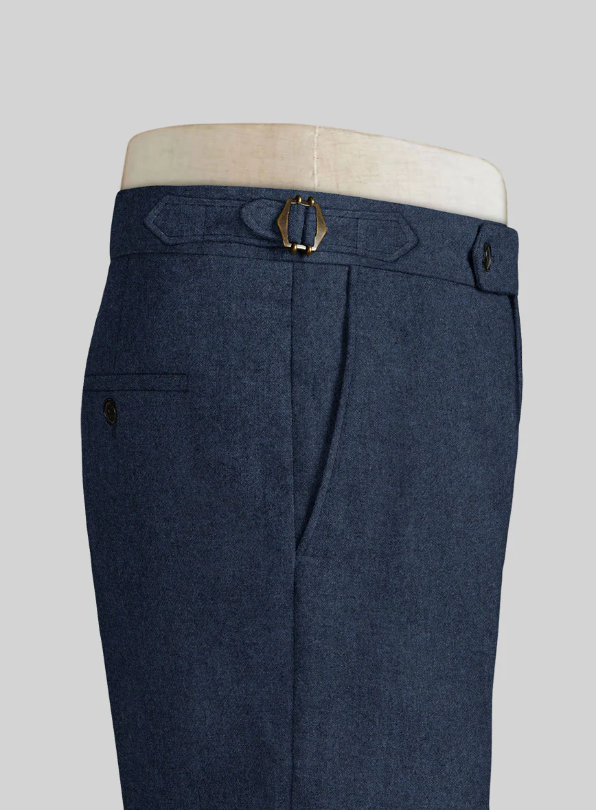 Empire Blue Highland Tweed Trousers - Image 3