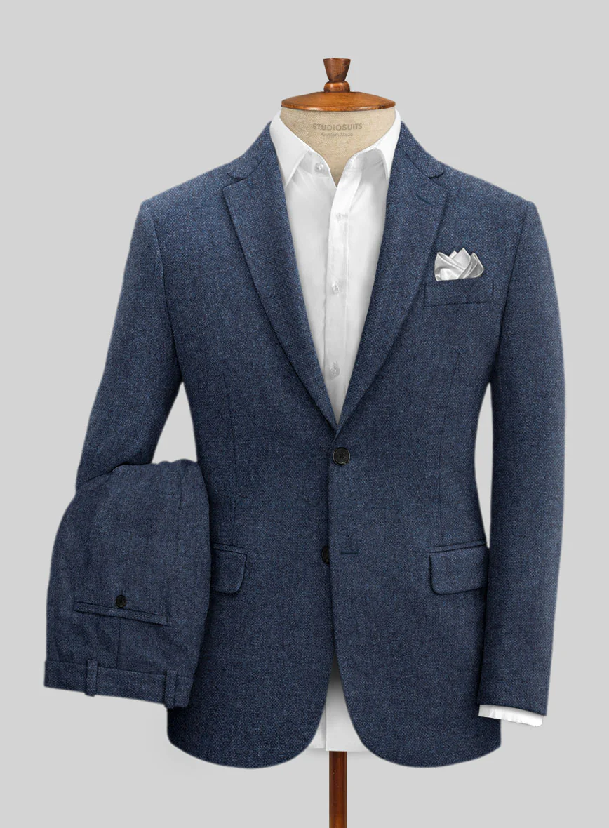 Empire Blue Tweed Suit - Image 2