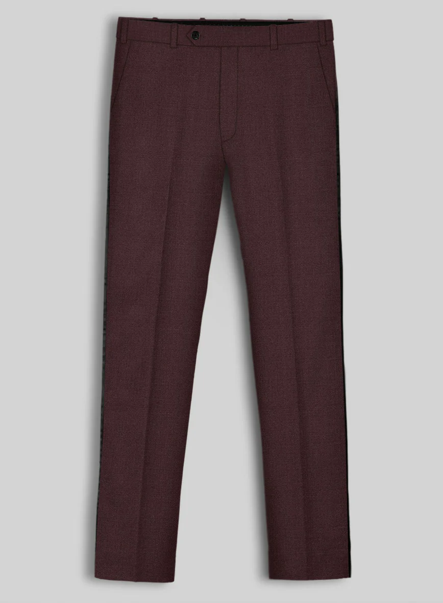 Enigma Wine Double Breasted Tuxedo Suit - Image 7