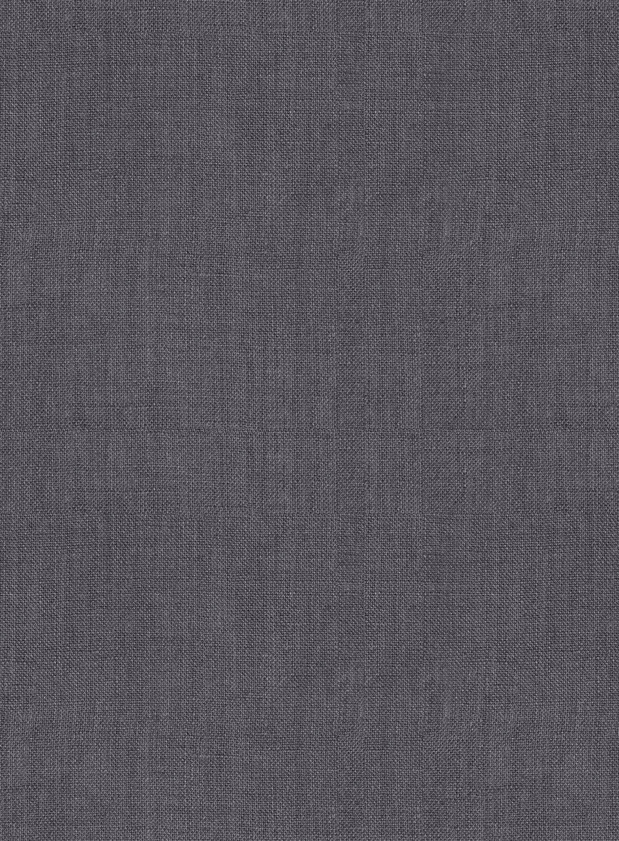 European Haze Purple Linen Shirt - Image 5