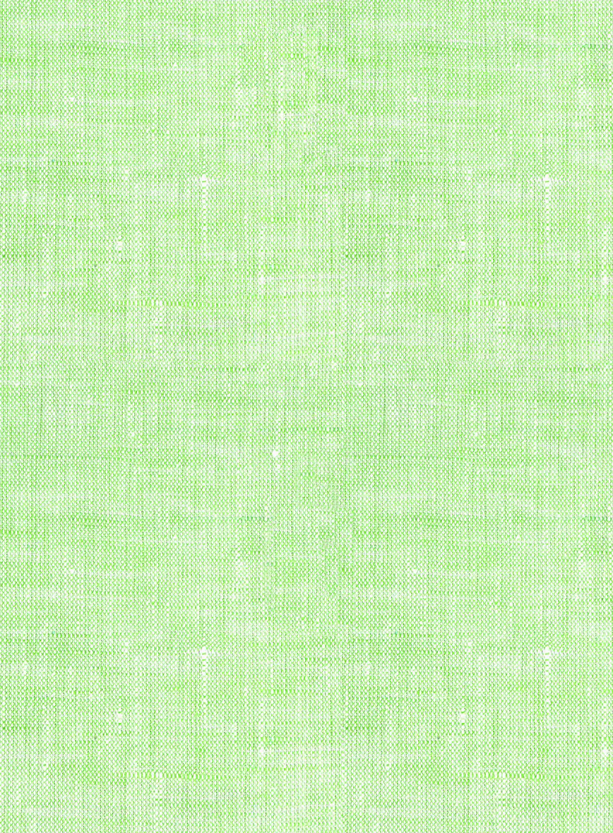European Light Green Linen Shirt - Image 4
