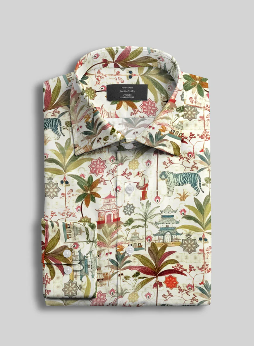 Exotic Eden Silk Shirt - Image 2
