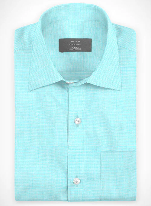 Filafil Poplene Aqua Blue Shirt
