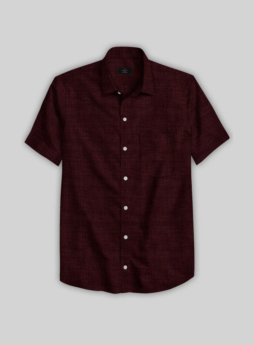 Filafil Poplene Burgundy Shirt