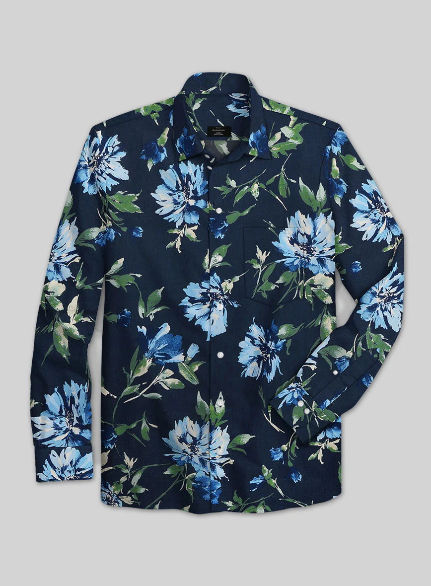 Floret Haze Cotton Lycra Shirt - Image 2