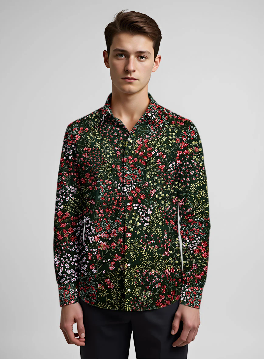 Flourish Bloom Cotton Shirt - Image 3