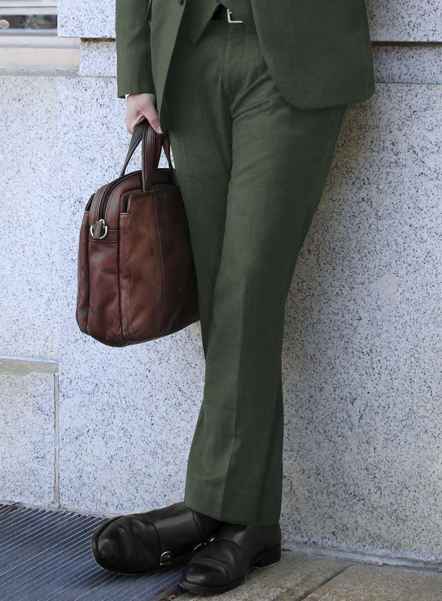 Fresco Green Wool Suit - Image 4