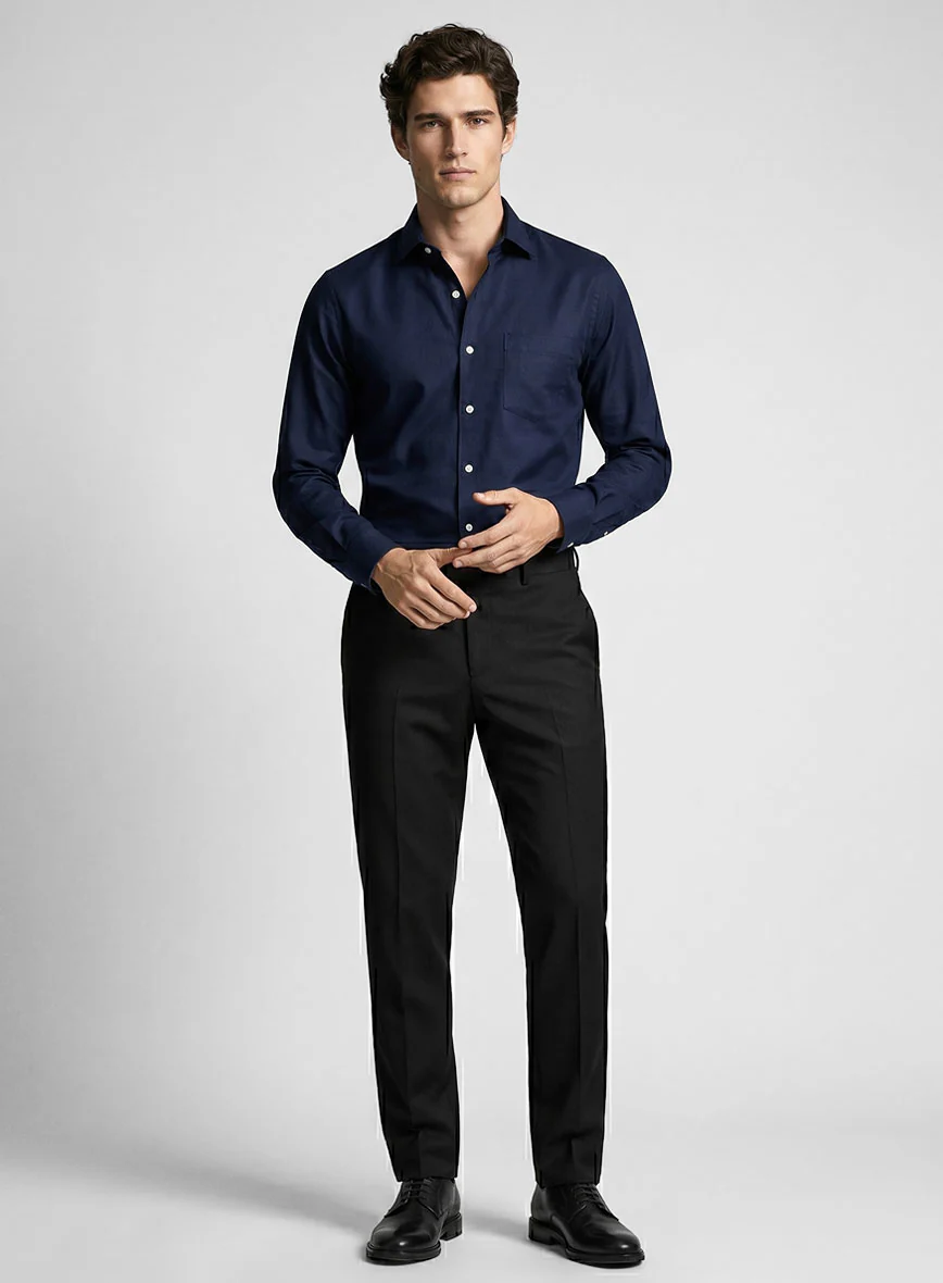 Giza Air Blue Cotton Shirt - Image 4