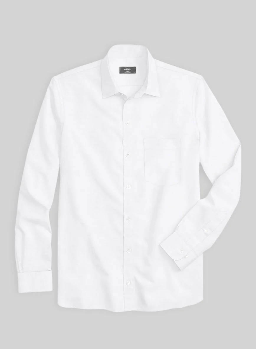 Giza White Cotton Shirt - Image 3