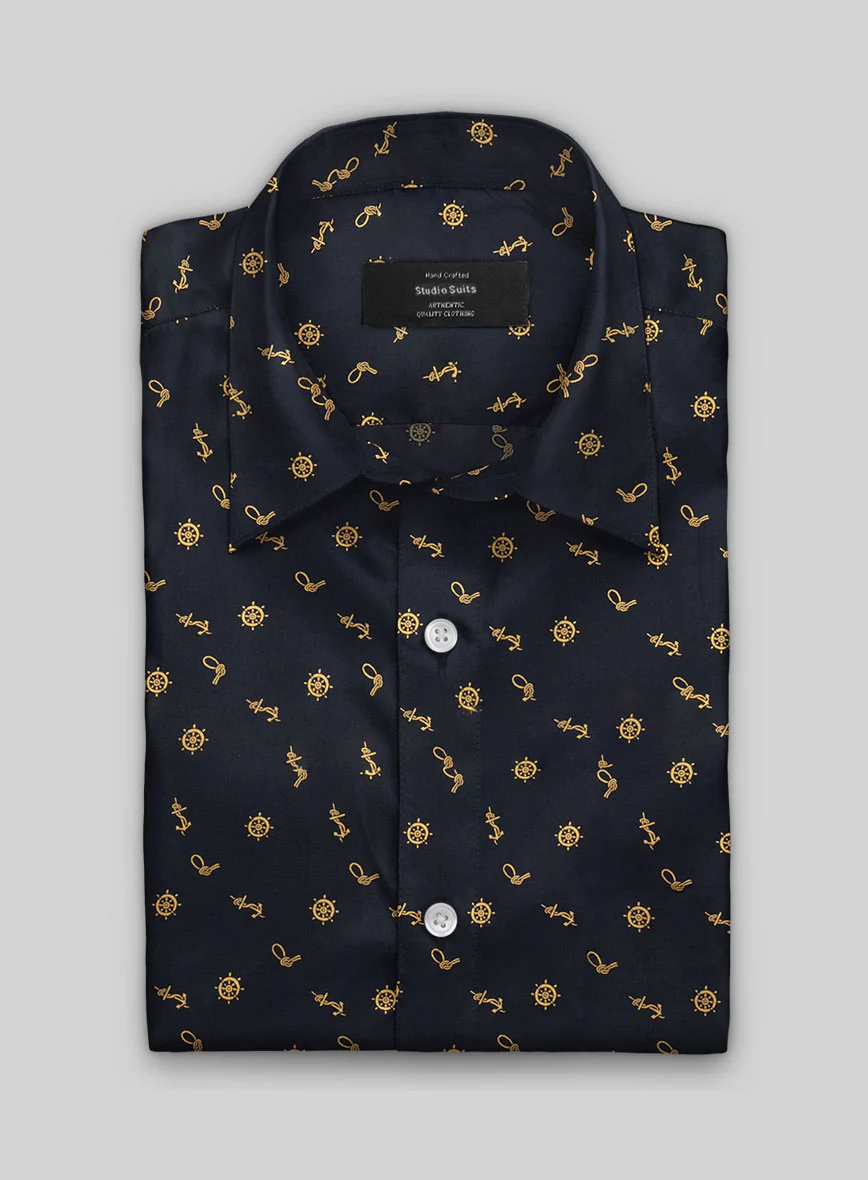 Golden Helm Cotton Shirt - Image 2