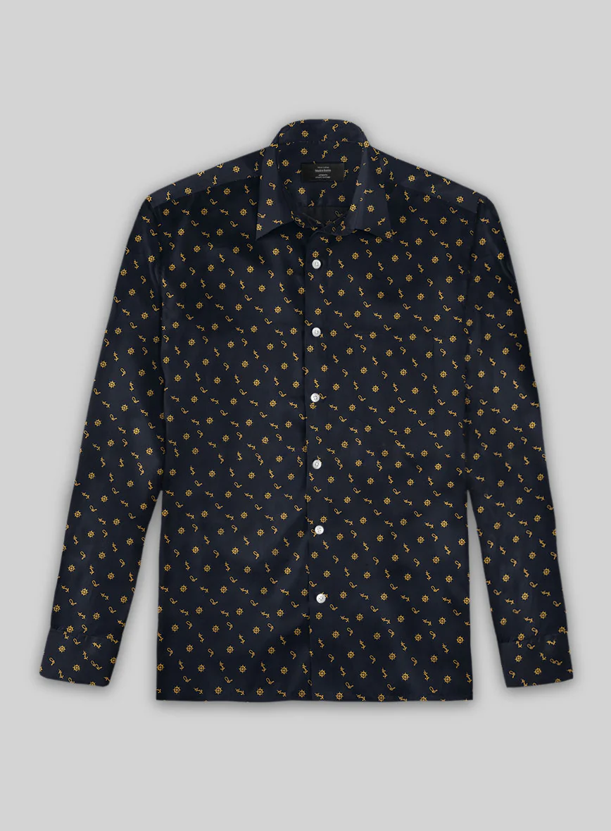 Golden Helm Cotton Shirt - Image 3
