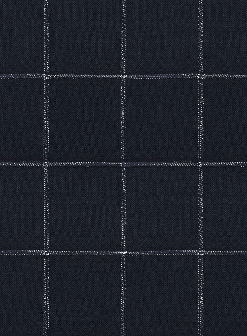 Graf Blue Checks Wool Jacket - Image 2