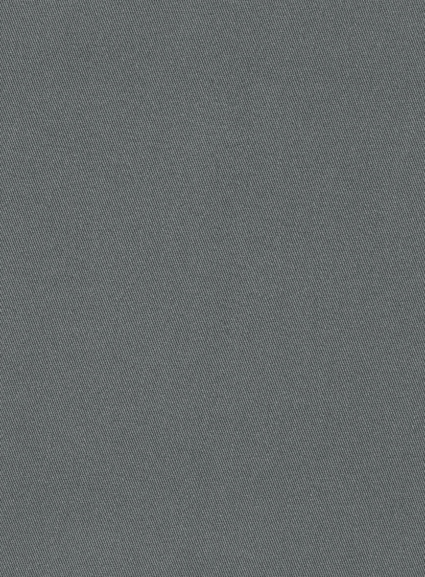 Gray Cotton Power Stretch Chino Shorts - Image 4