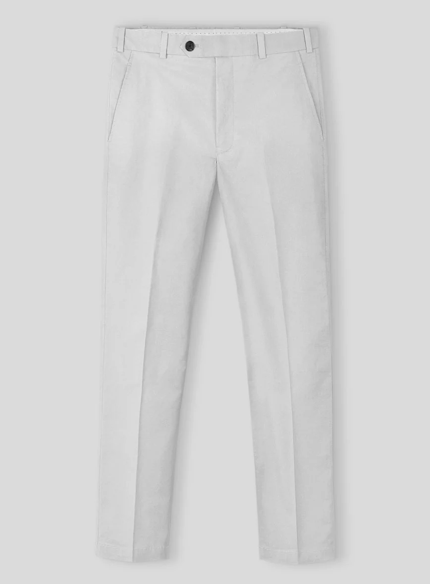 Gray Napoli Stretch Light Weight Cotton Suit - Image 4