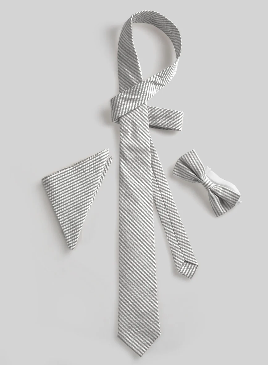 Gray Seersucker Combo Pack