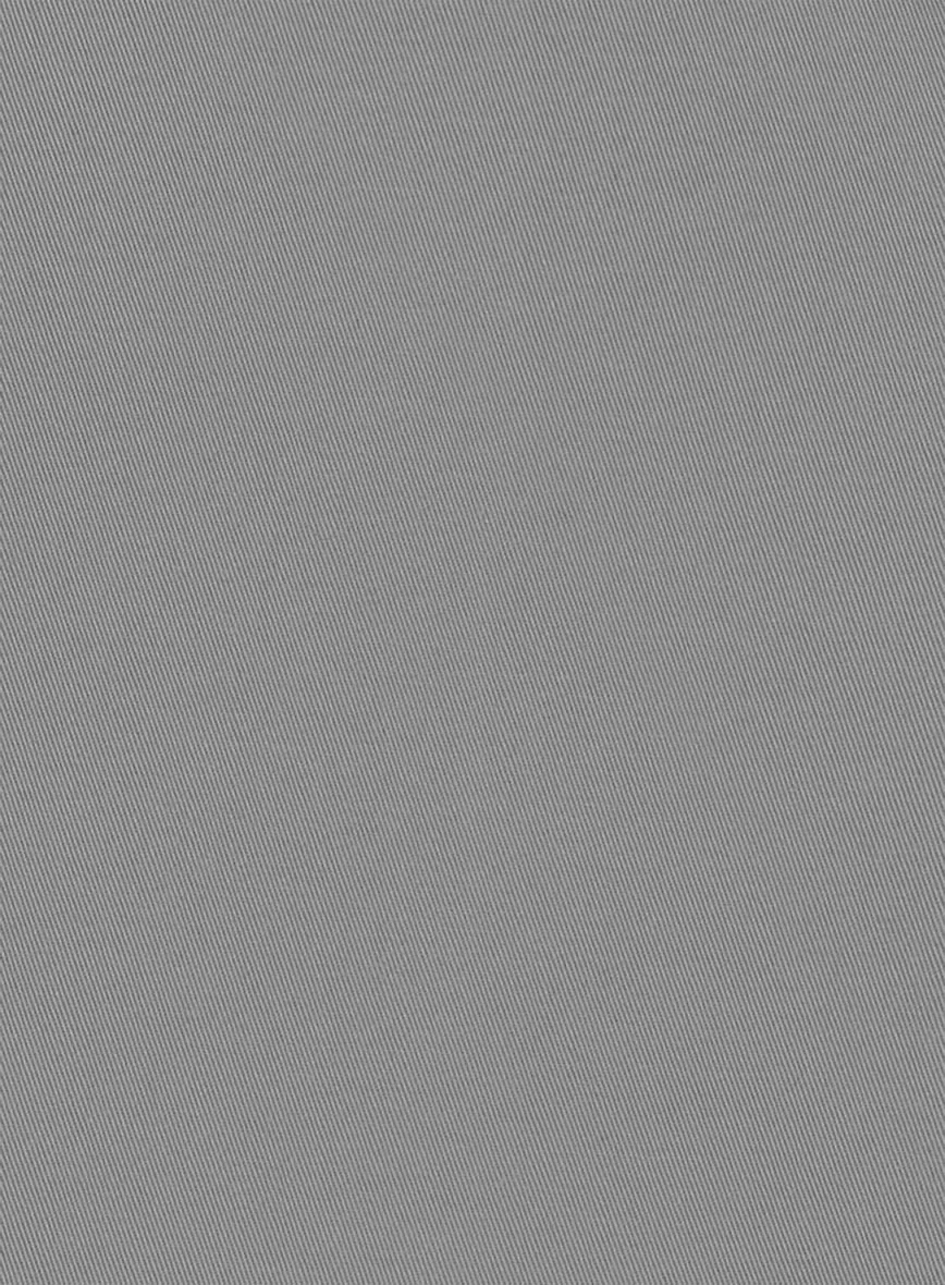 Gray Stretch Chino Pants - Image 3