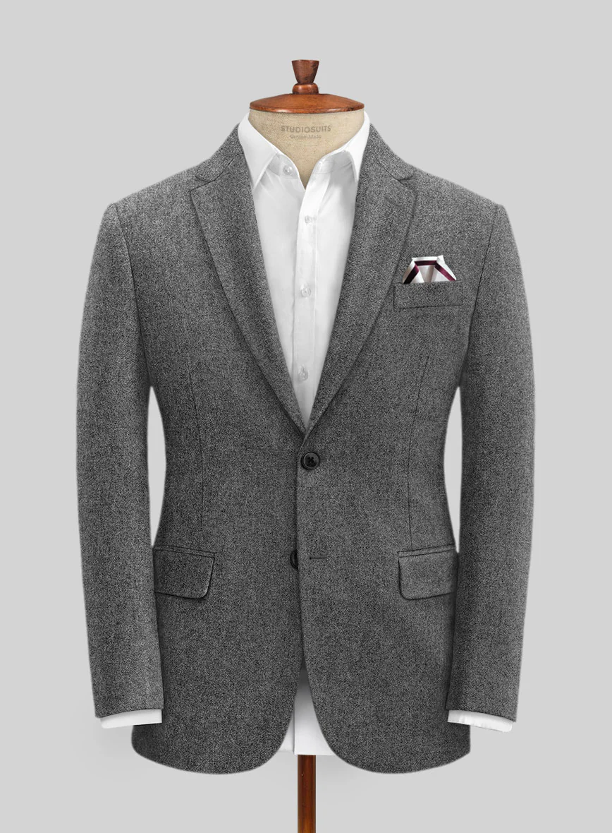 Gray Tweed Jacket - Image 2