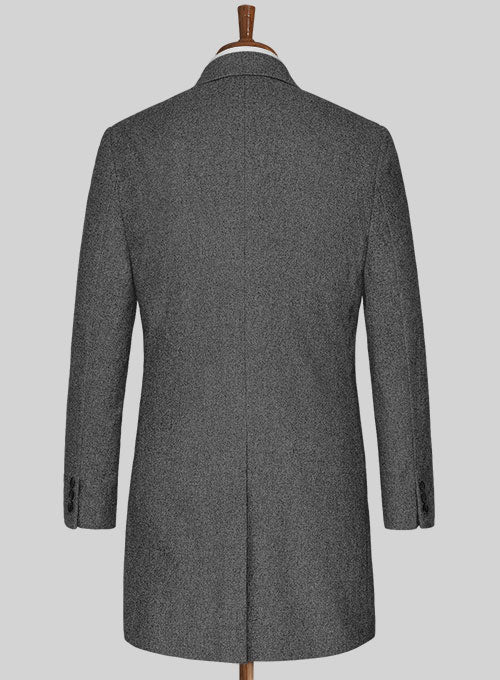 Gray Tweed Overcoat - Image 2