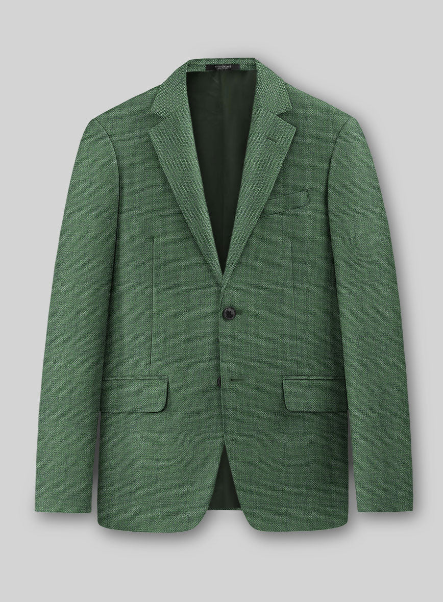 Green Hopsack Suit - Image 2