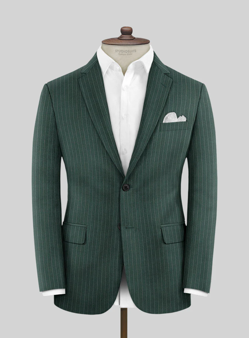 Green Pinstripe Jacket
