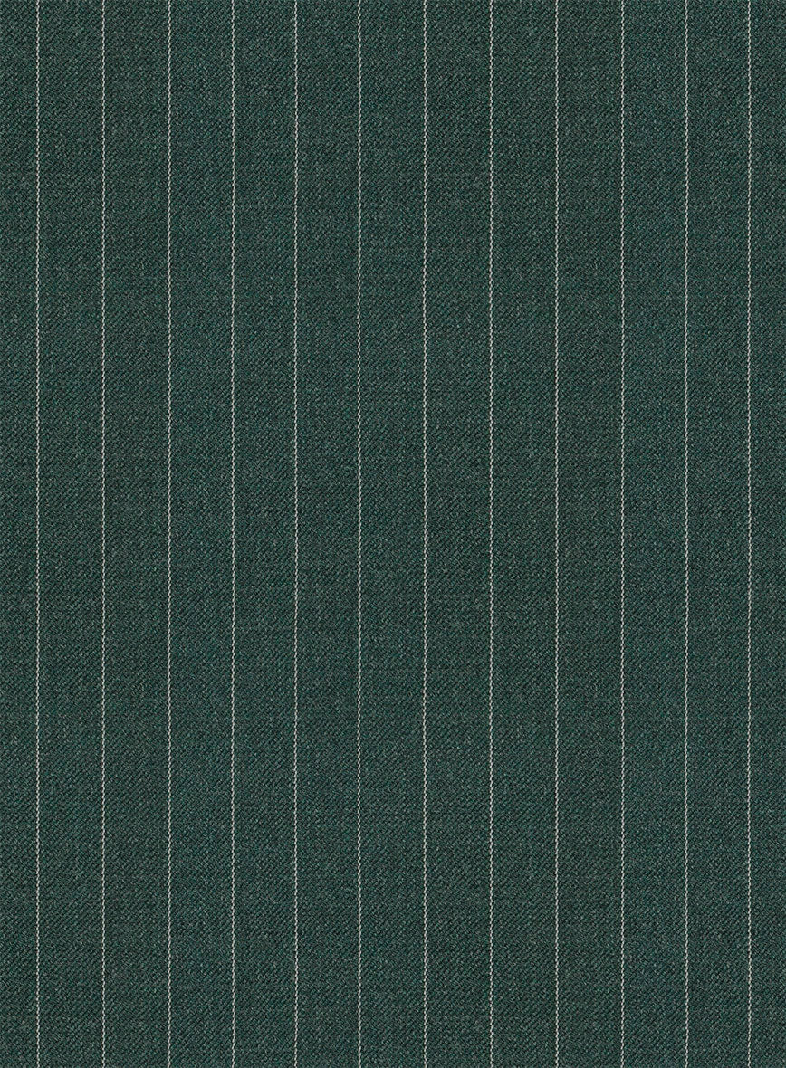 Green Pinstripe Waist Coat - Image 3