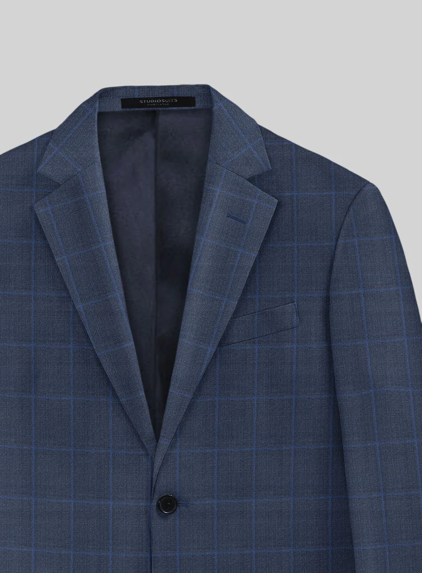Guabello Blue Glen Suit - Image 4