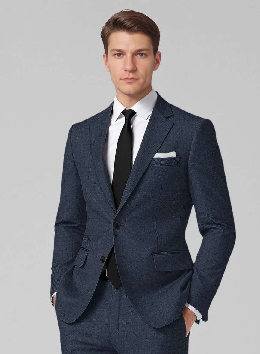 Guabello Blue Sharkskin Jacket - Image 2