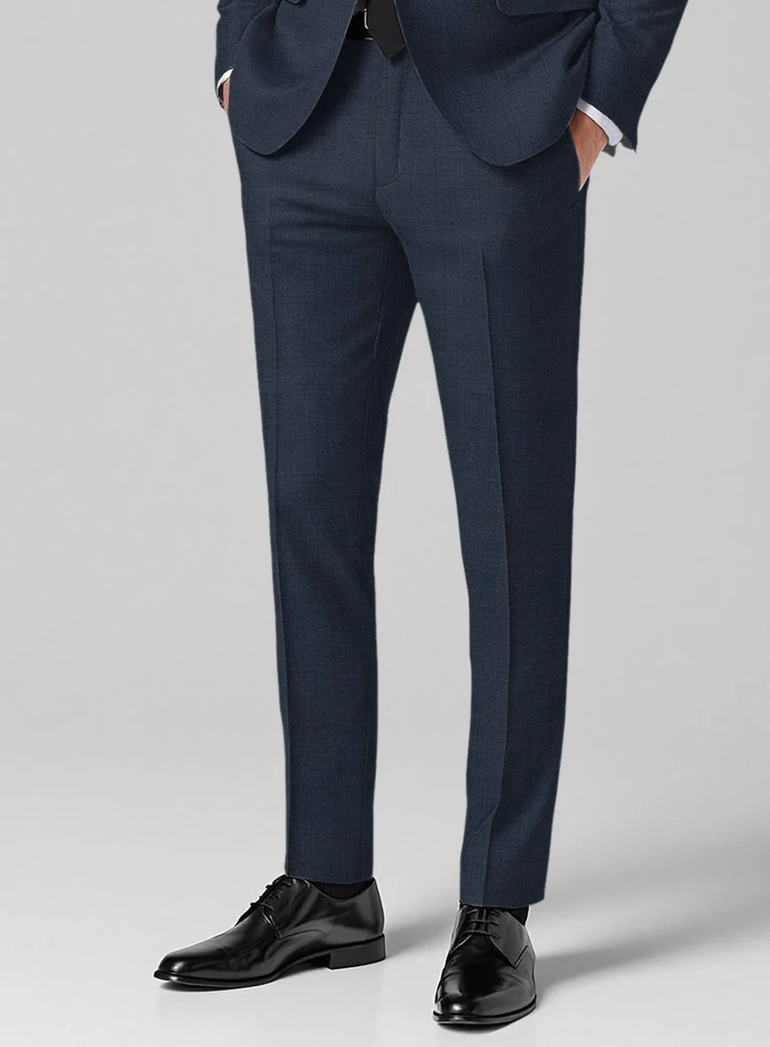 Guabello Blue Sharkskin Suit - Image 5
