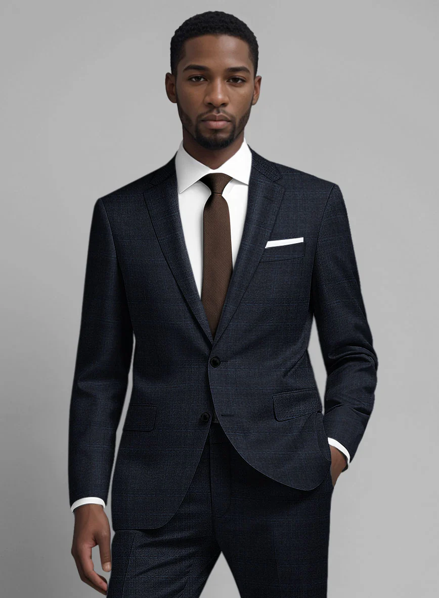 Guabello Blue Windowpane Jacket - Image 2