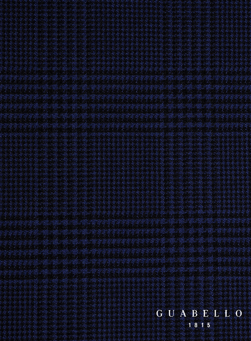Guabello Blue Wool Jersey Jacket - Image 4