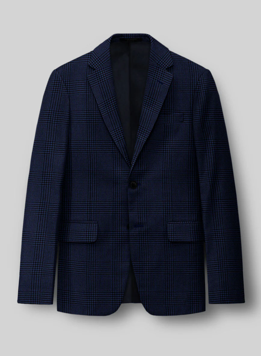 Guabello Blue Wool Jersey Suit - Image 4