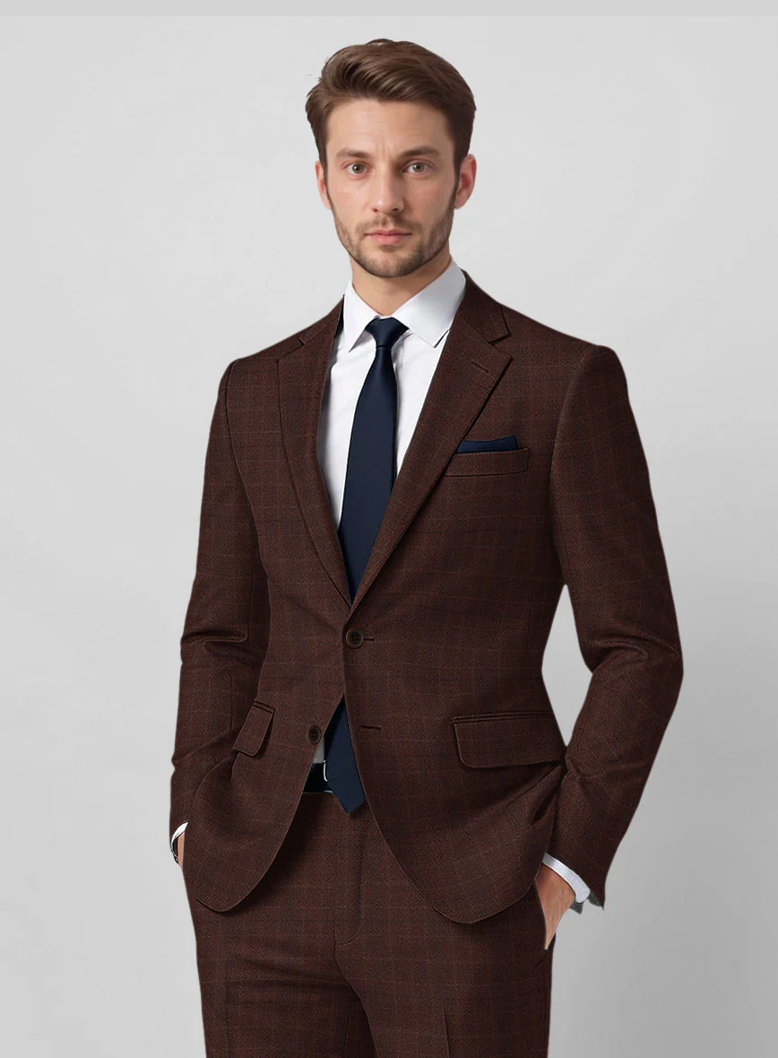 Guabello Brown Check Jacket - Image 2