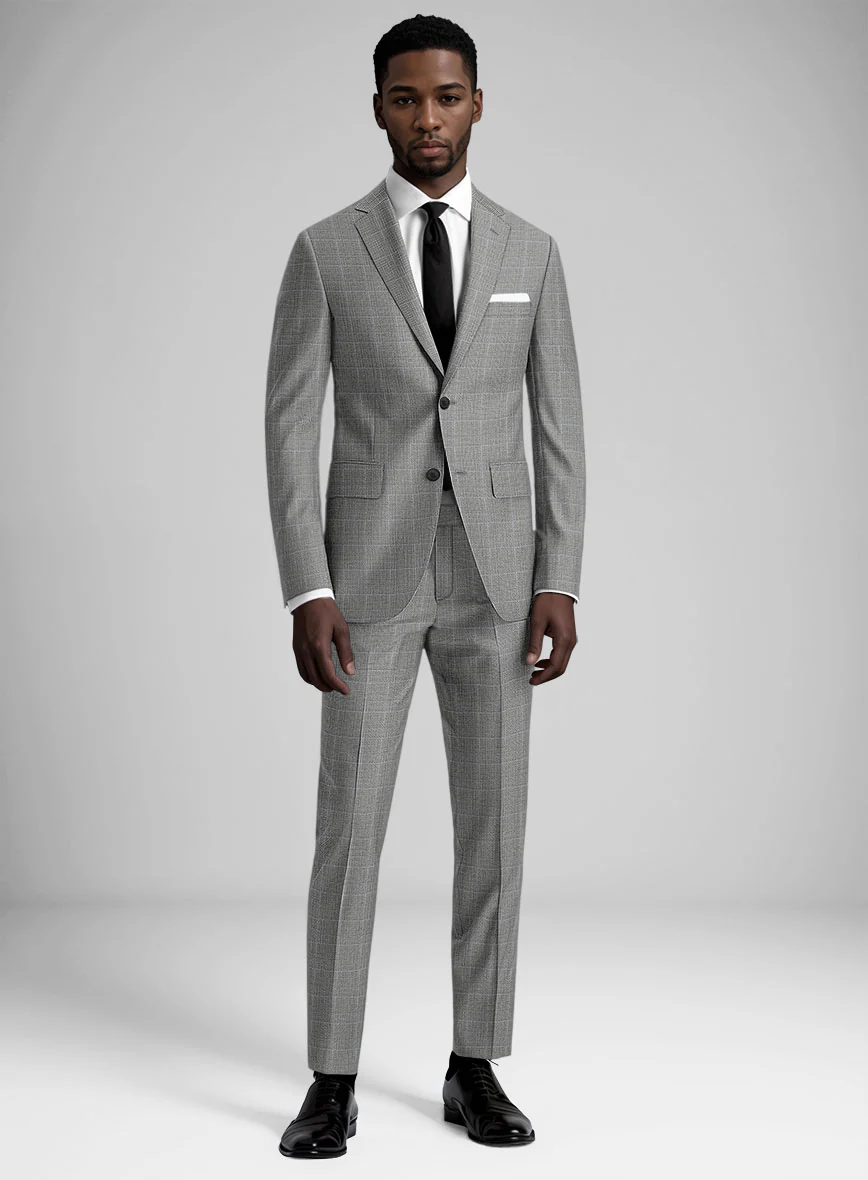 Guabello BW Prince of Wales Suit