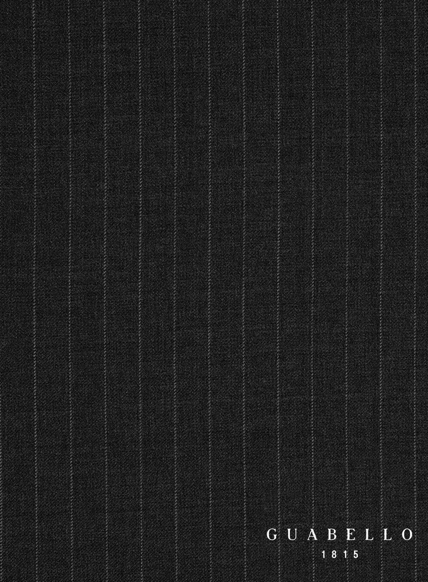 Guabello Charcoal Pinstripe Pants - Image 4
