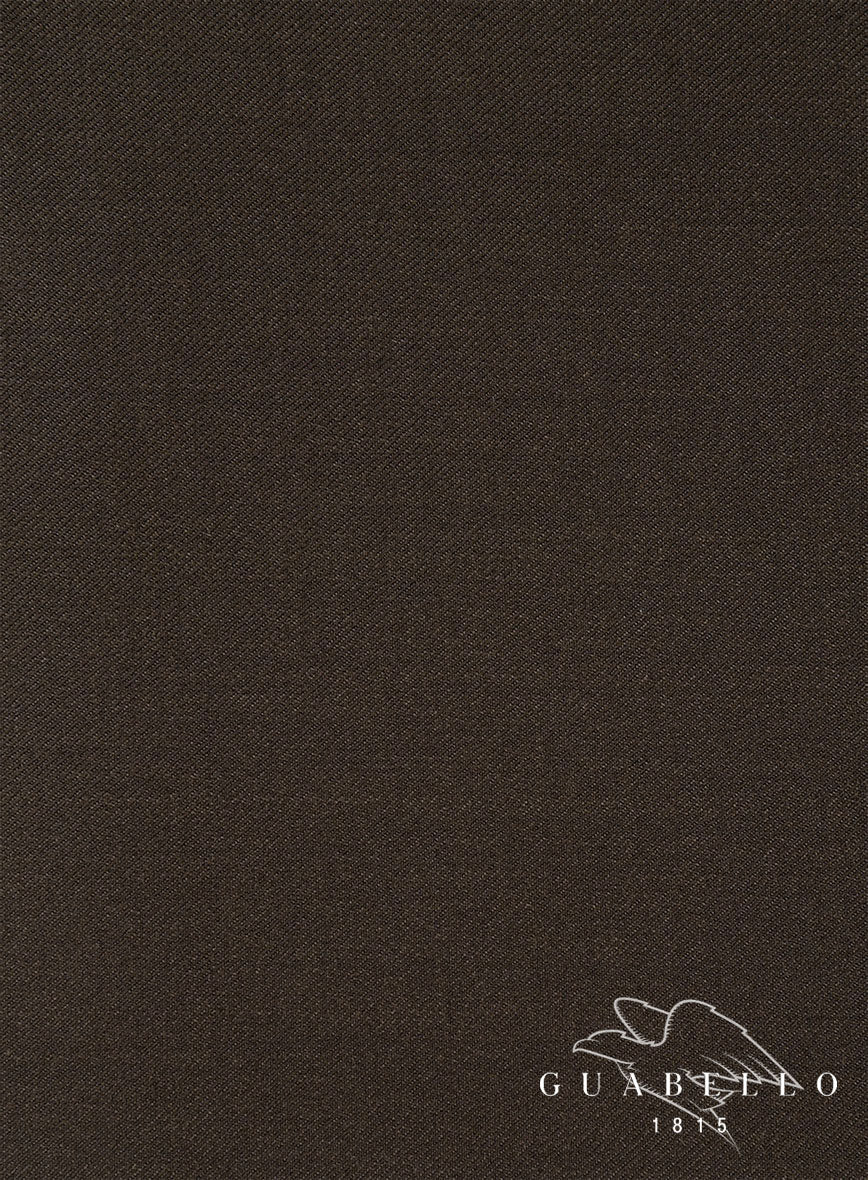 Guabello Espresso Brown Twill Pants - Image 3