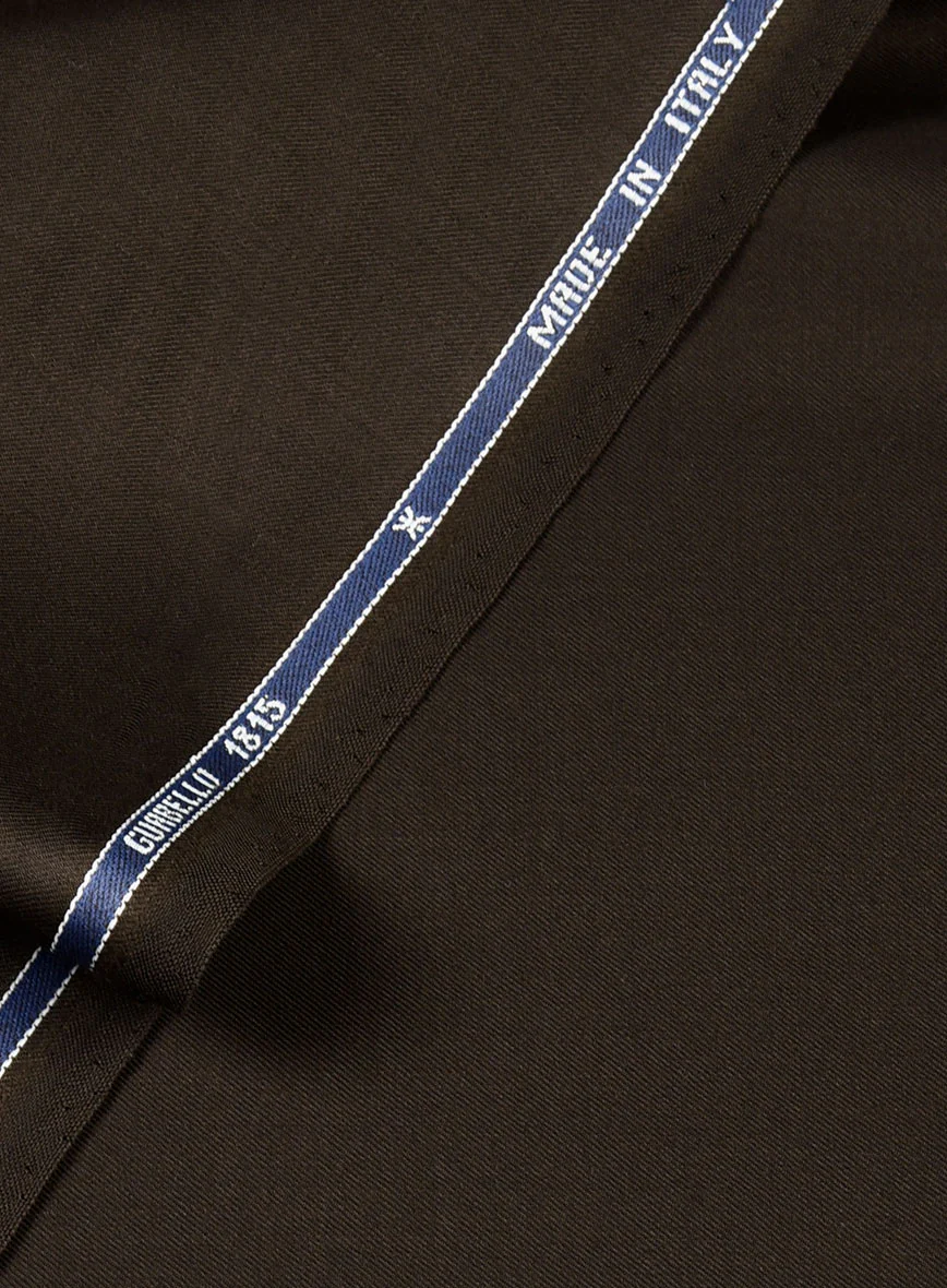 Guabello Espresso Brown Twill Pants - Image 4