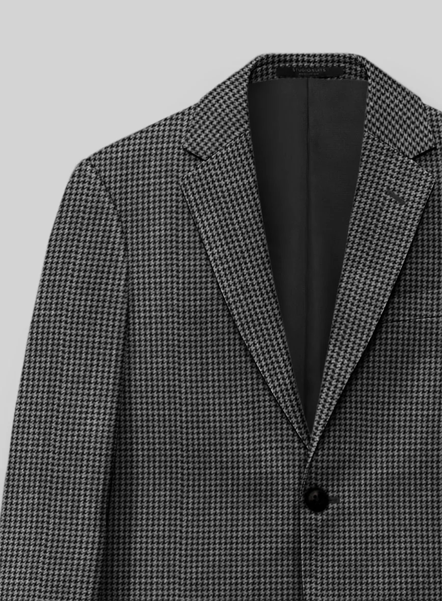 Guabello Gray Houndstooth Jacket - Image 3