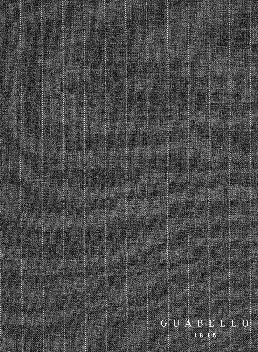 Guabello Gray Pinstripe Suit - Image 6