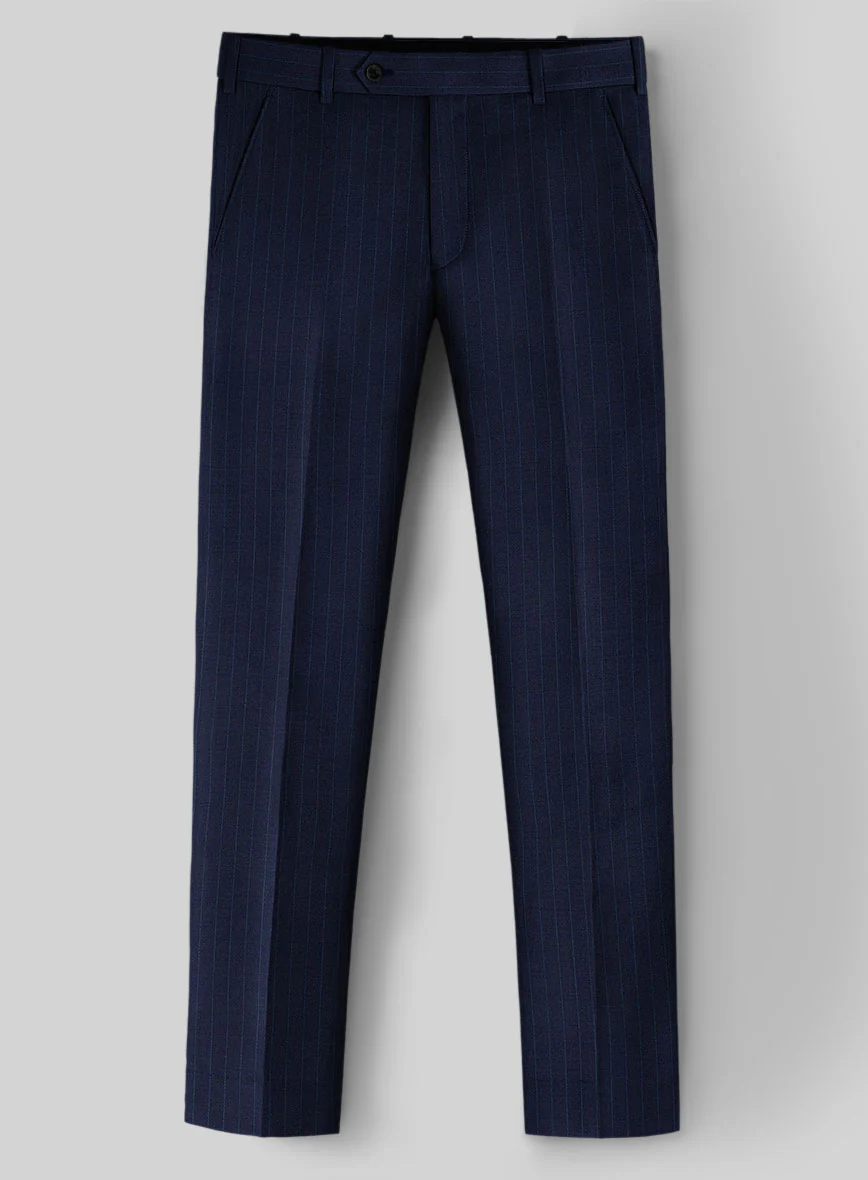 Guabello Royal Blue Pinstripe Pants