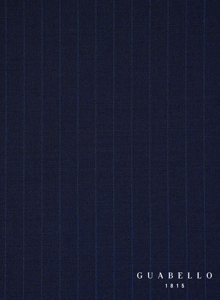 Guabello Royal Blue Pinstripe Jacket - Image 4
