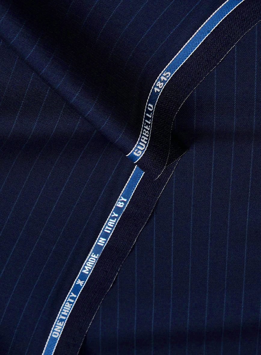 Guabello Royal Blue Pinstripe Suit - Image 7