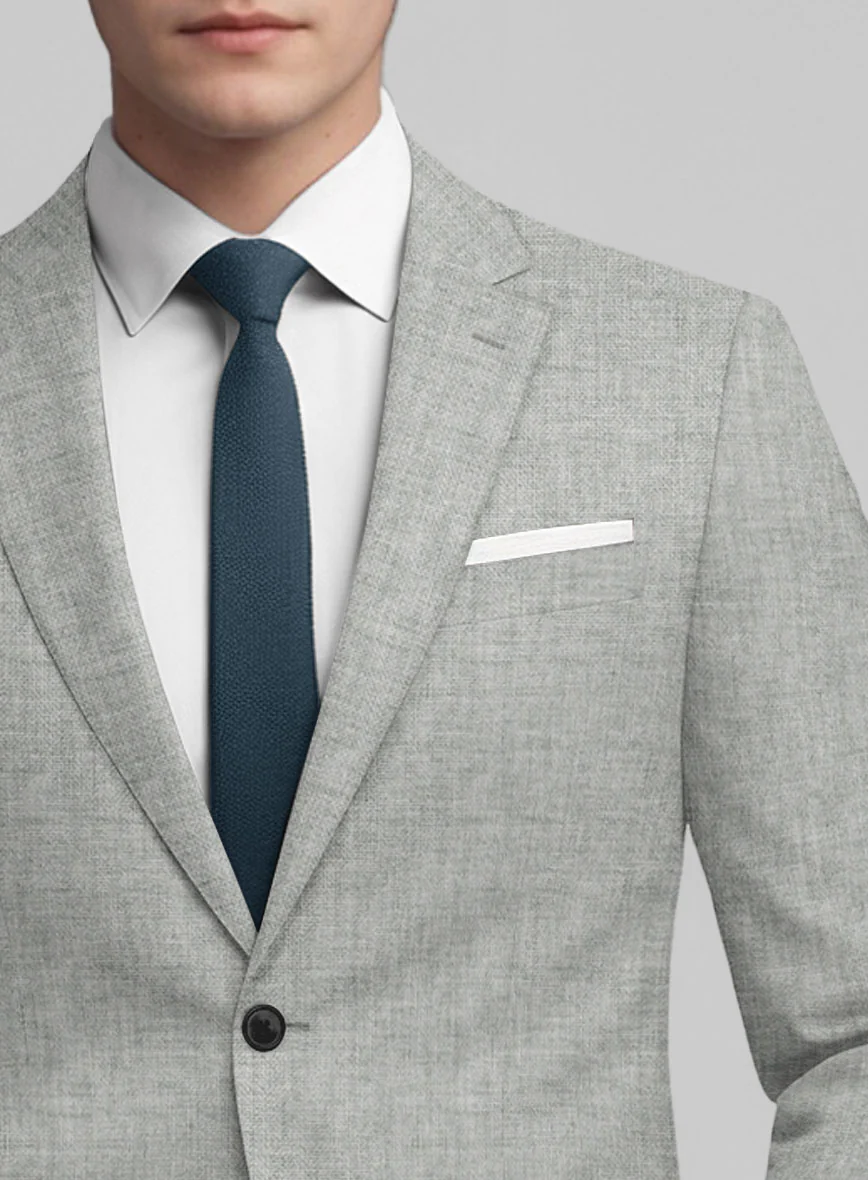 Guabello Tropical Light Gray Suit - Image 3