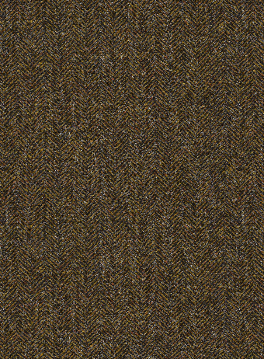 Haberdasher Mustard Brown Tweed Pants - Image 5