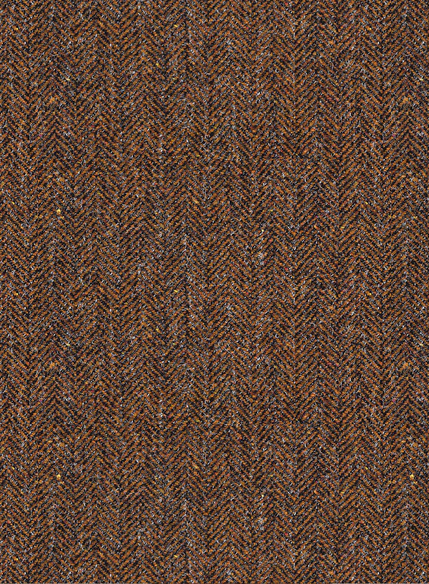 Haberdasher Autumn Rust Tweed Pants - Image 3
