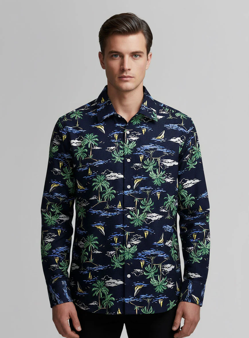 Harbor Drift Cotton Shirt