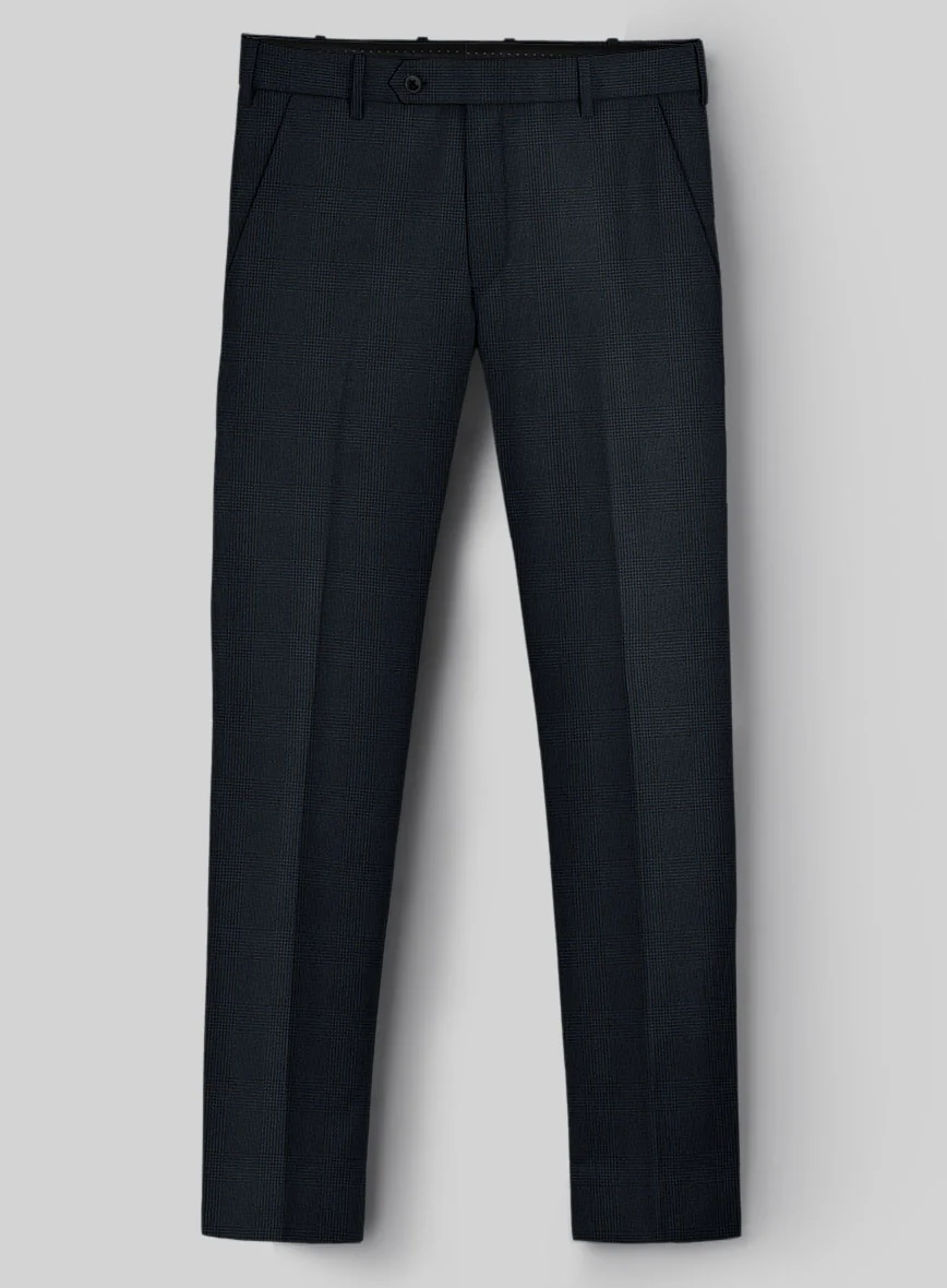 Hardy Minnis Blue Glen Wool Pants